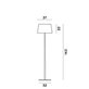 Foscarini Lumiere XXL Golvlampa, Aluminium/Vit