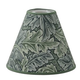 Hallbergs Belysning Victorian Leafs Läslampskärm, Grön Toppring E27
