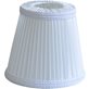 Hallbergs Belysning Margareta Lampettskärm Satin Plisserad, Offwhite