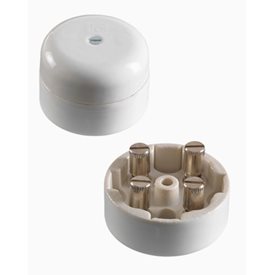 Ifö Electric Kopplingsdosa/Kulodosa Porslin Rund Vit 50Mm