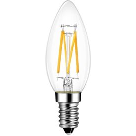 Nasc (Narva Scandinavia) Kron Led Filament Dim Klar 4W E14 2200K