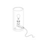 Eglo Geo bordslampa liten 20 cm, Vit