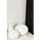 Aneta Lighting Globus bordslampa oval 18x14, Opalvit