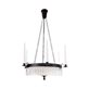 Konsthantverk Bergsman 3683 Taklampa Svart/Opal