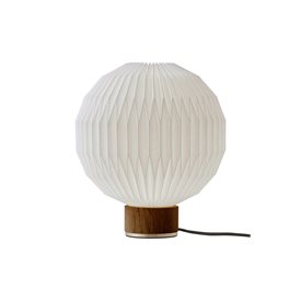 Le Klint LK 375 Bordslampa Small, Rökfärgad ek och vit