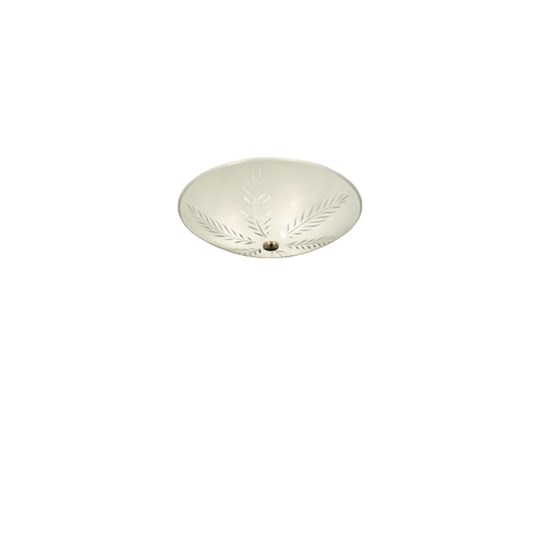 Aneta Lighting Palmblad Plafond 50Cm Blankvit/Stål