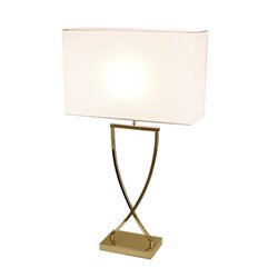 Guld och mässing bordslampa