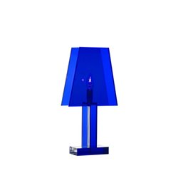 Blå bordslampa