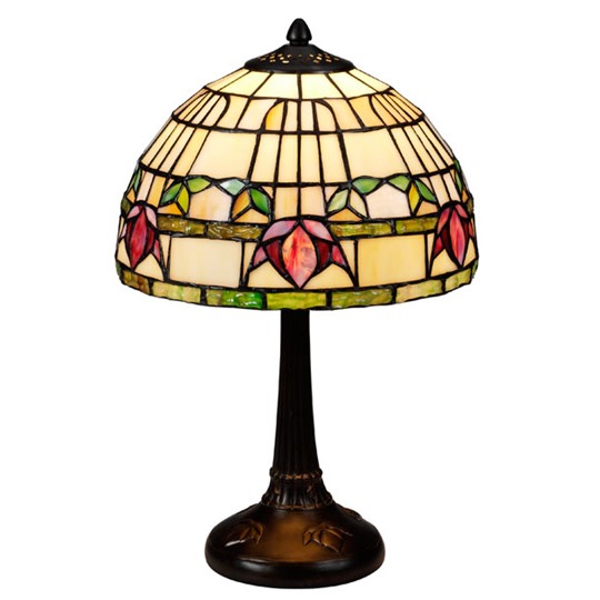 Nostalgia Design Fuchsia B99-25 Bordslampa Tiffany 25Cm