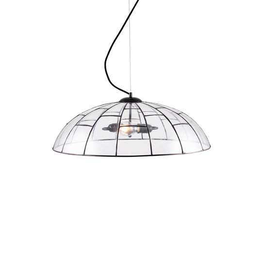 Globen Lighting Ombrello Pendel Klar/Svart