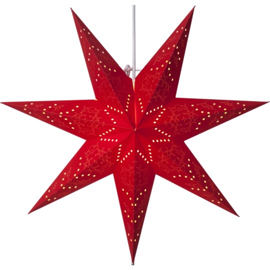 Star Trading Stjärna Sensy Röd 54Cm Inkl. Upphäng