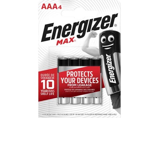 Energizer Batteri Energizer Max Lr03 Aaa 4-P