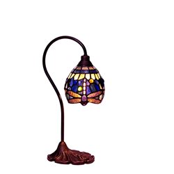 Nostalgia Design Trollslända Safirblå B06-13 Bordslampa 13Cm Tiffany