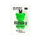 Save Lives Now Blinky Led Bear Grön