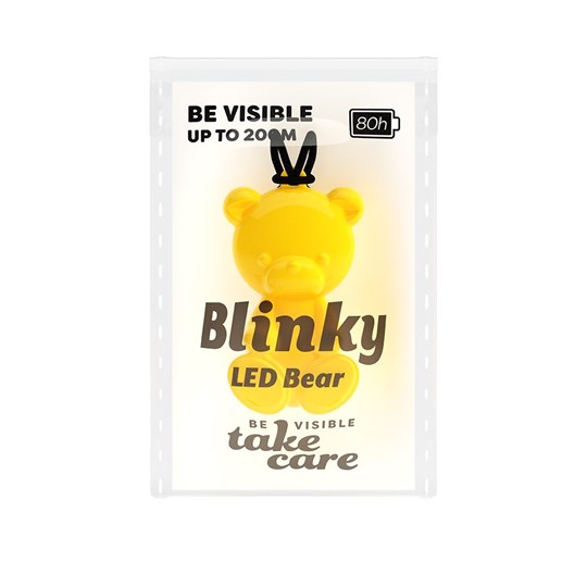 Save Lives Now Blinky Led Bear Gul