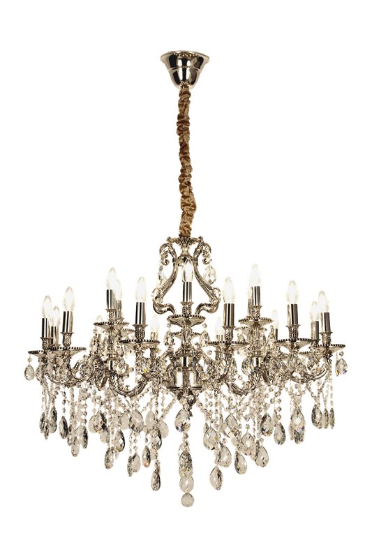 Aneta Lighting WINDSOR takkrona, silver