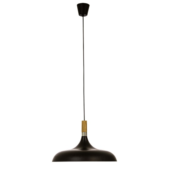 Aneta Lighting SENSE taklampa 45cm, svart/trä/krom