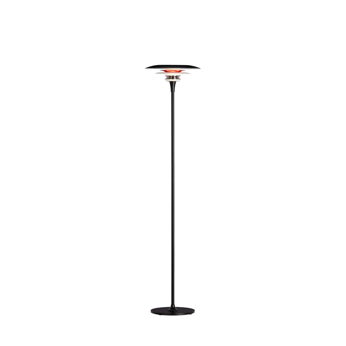 Diablo golvlampa D300 mattsvart/blankröd D300 G9