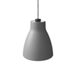 Gong pendant D250 concrete/black structure E27