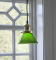 August Lampskärm Grön 15cm