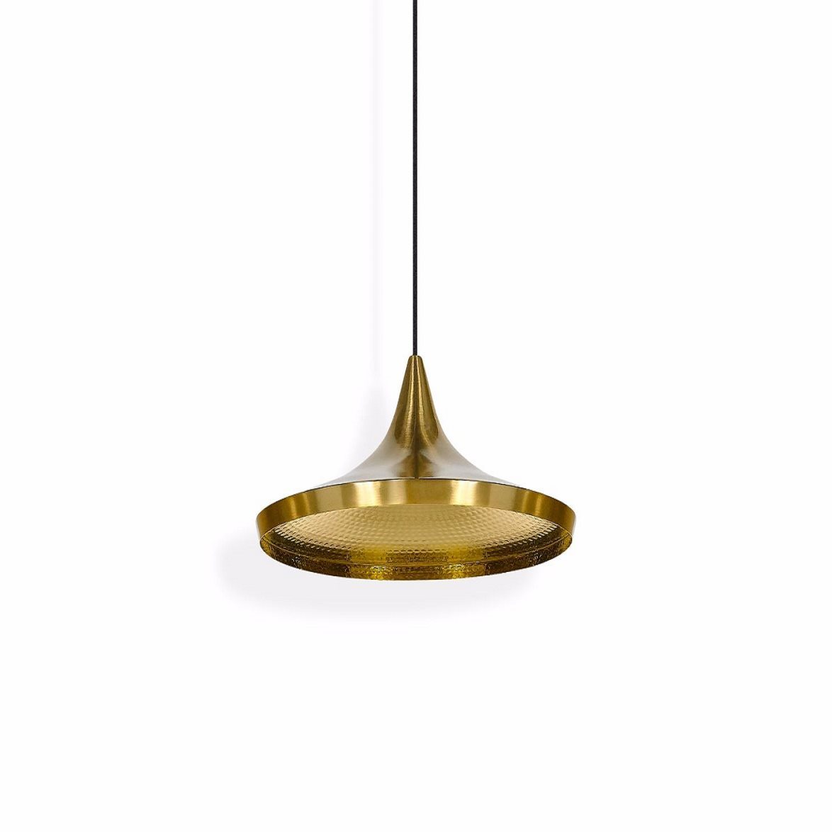 Beat Wide pendel, borstad mässing 36cm