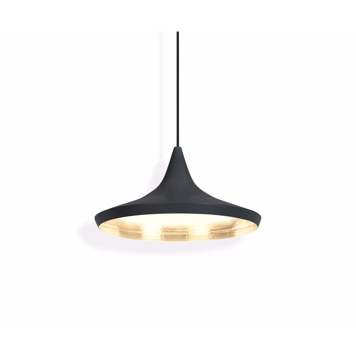 Beat Wide pendel, svart 36cm