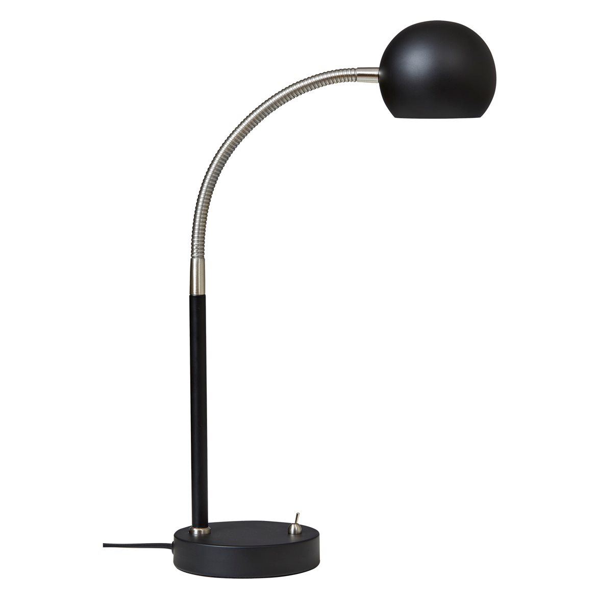 Fladen bordslampa, svart