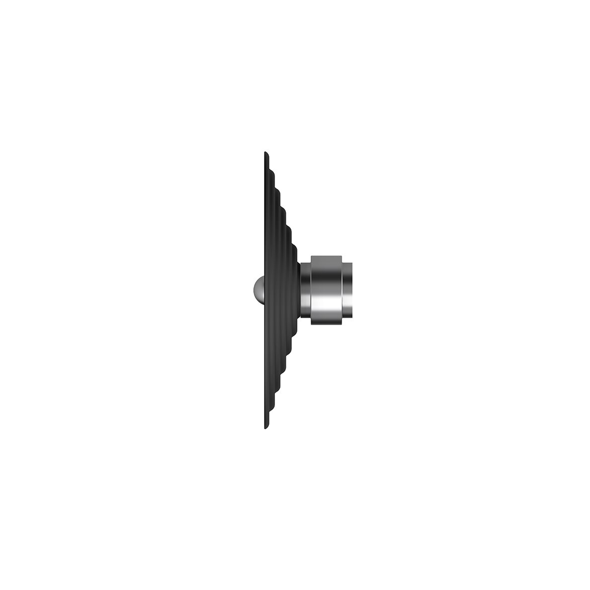 Sound vägglampa M Svart E14