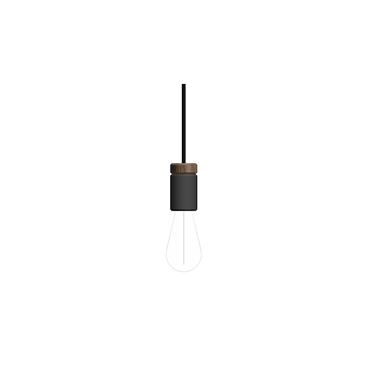 Holder Pendel E27 Svart