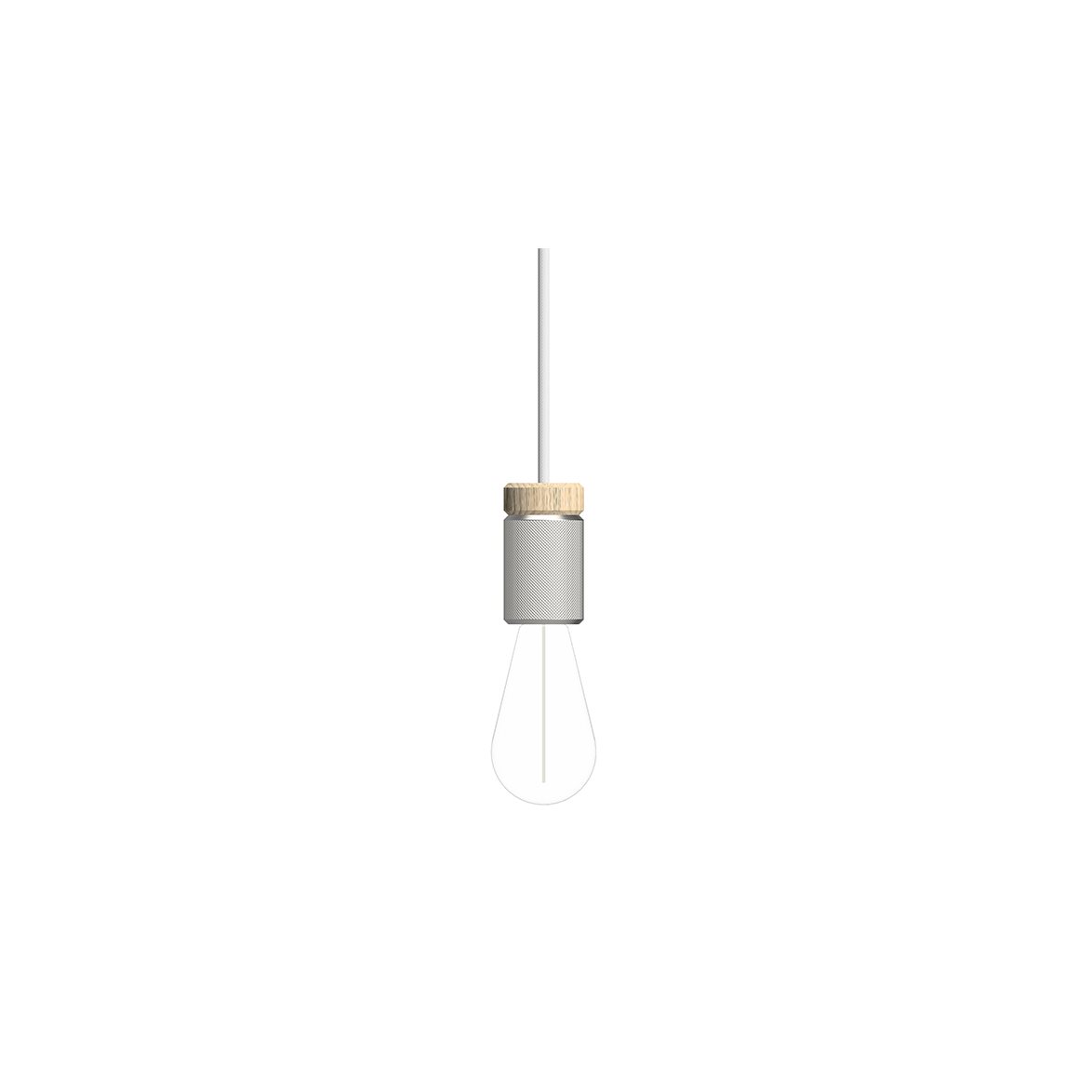Holder Pendel E27 Silver