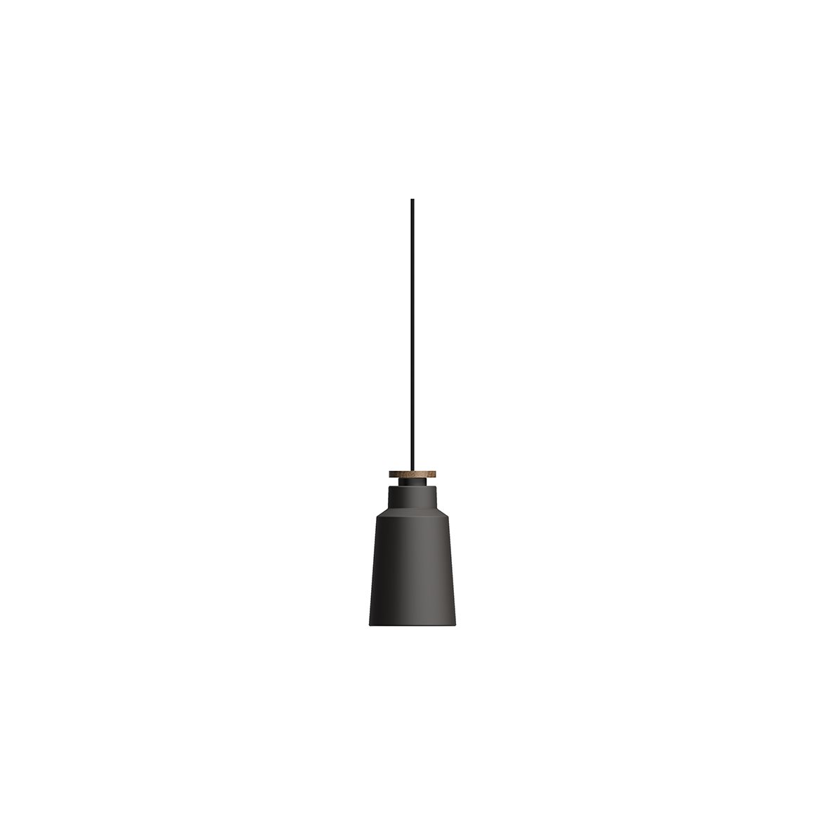 Street pendel S Svart E27