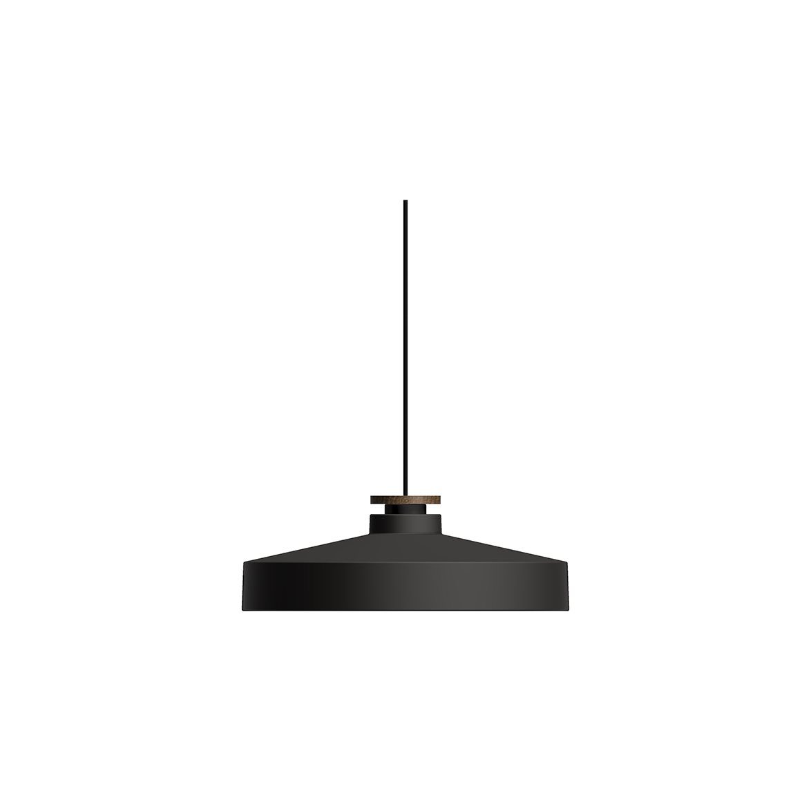Street pendel L Svart E27