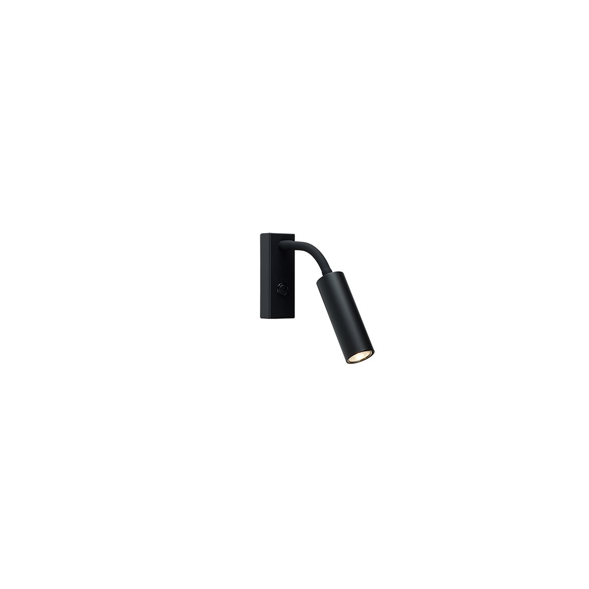 Belid Cato Slim vägglampa flex flat svart mini | Inomhusbelysning - Sovrumsbelysning - Sänglampor vägg | Lampspecialisterna