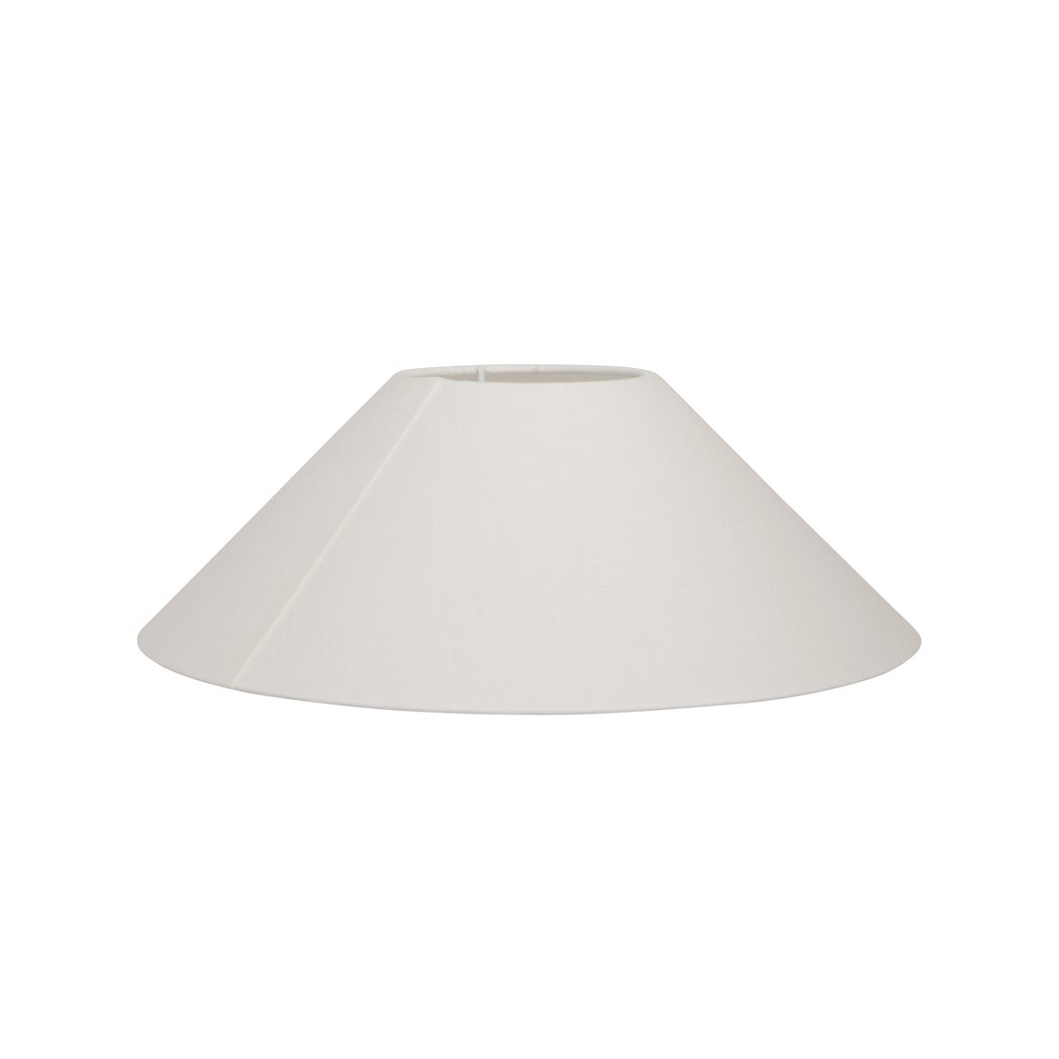 Basic flat lampskärm, vit 30cm