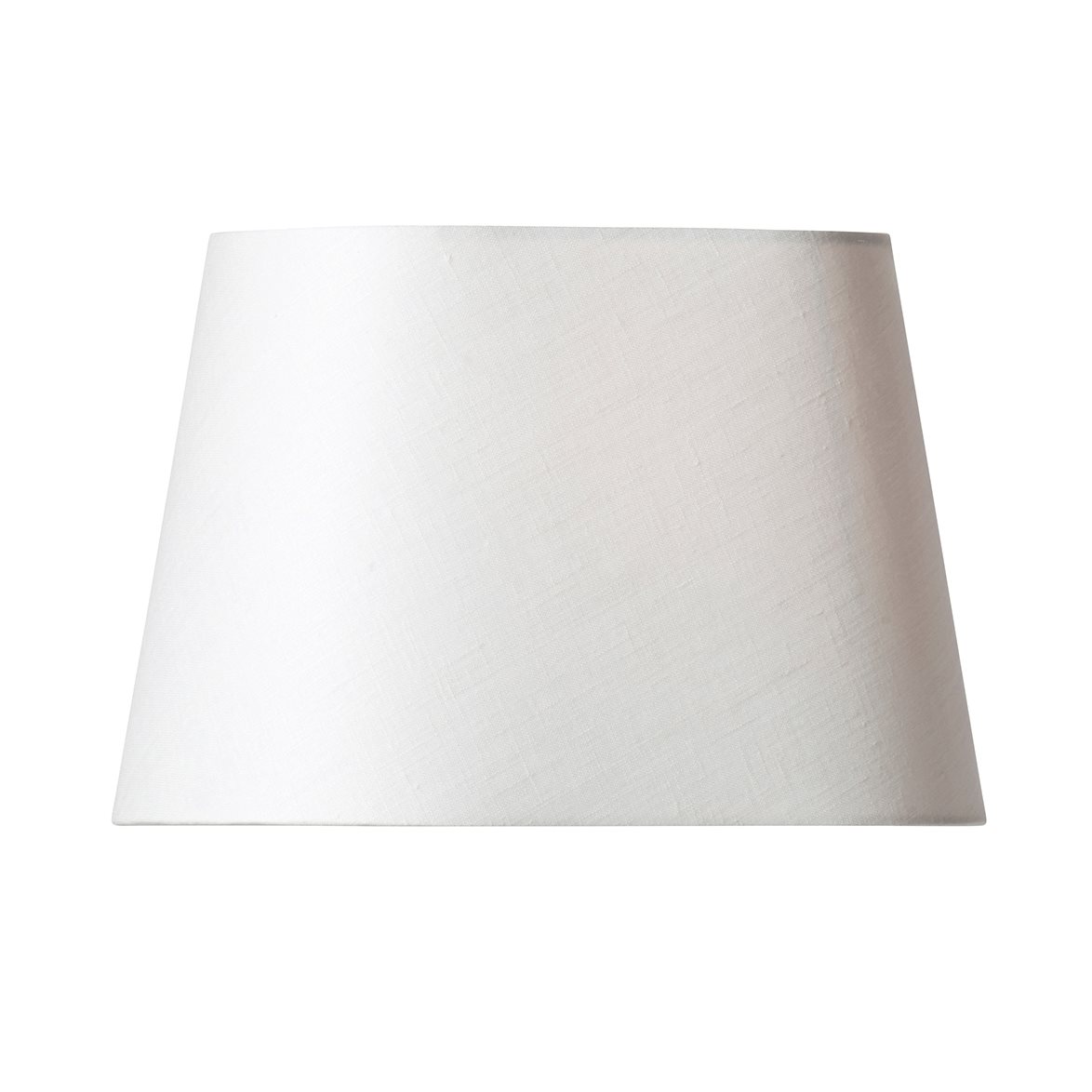 Basic oval lampskärm, vit 26cm