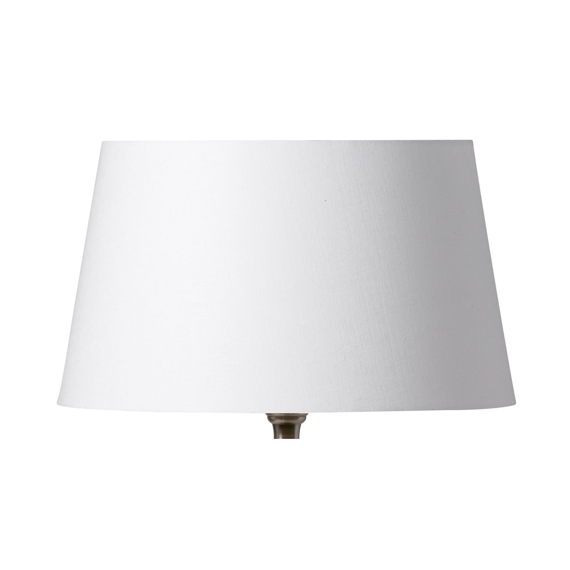 Basic straight lampskärm, vit 33cm