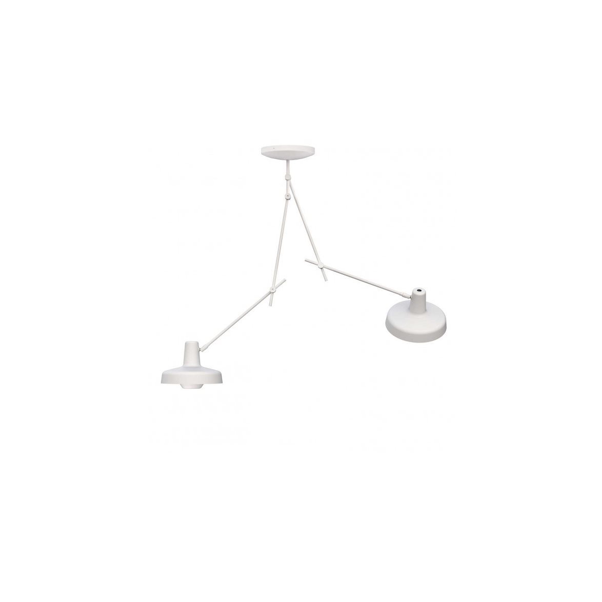 Arigato double taklampa, vit