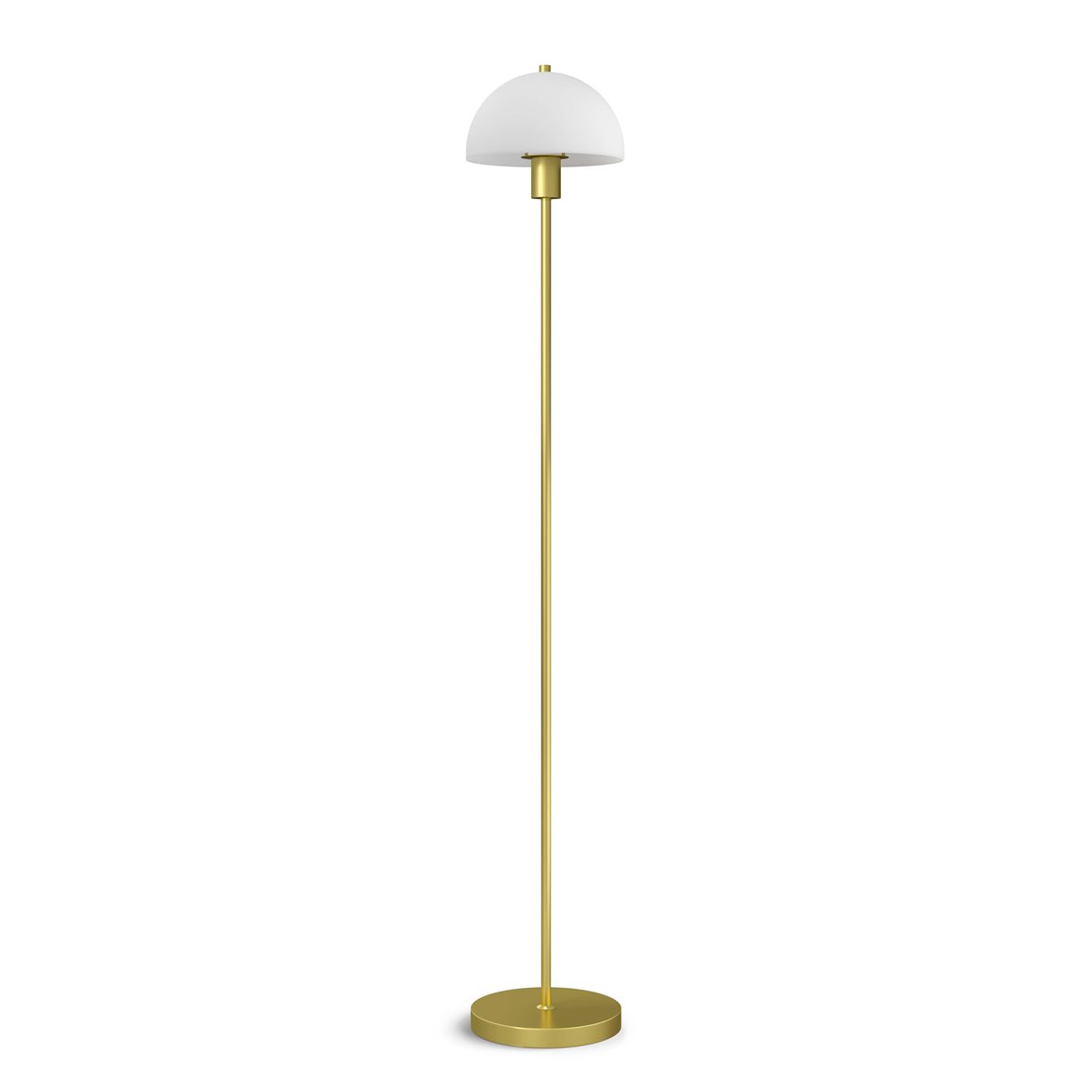 Vienda golvlampa mässing/glas E14