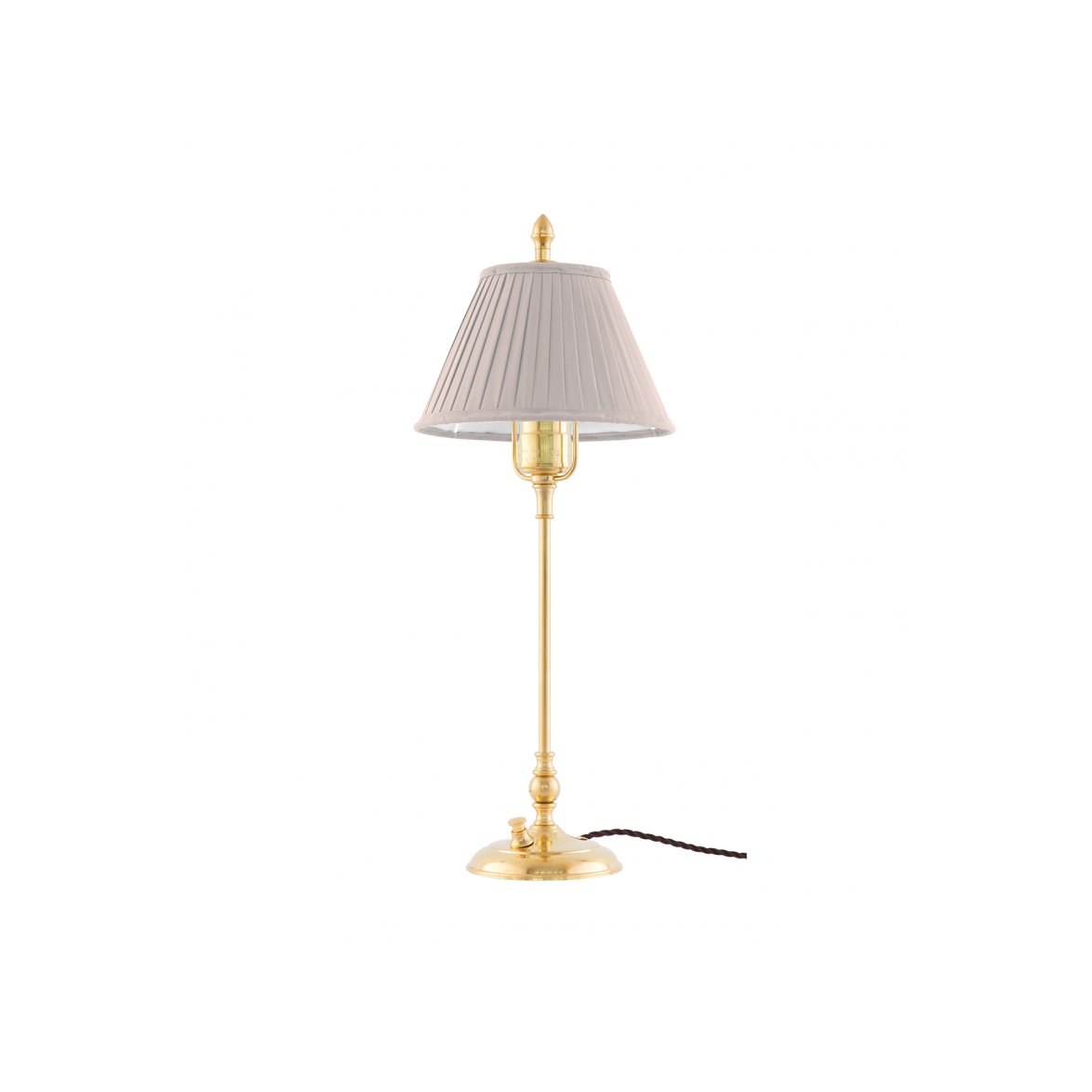 Ankarcrona  Bordslampa, Polerad mässing