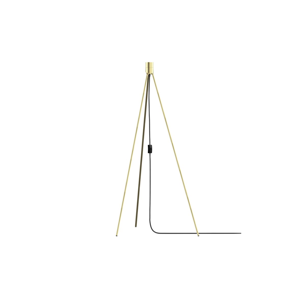 Floor tripod brushed brass 109 cm