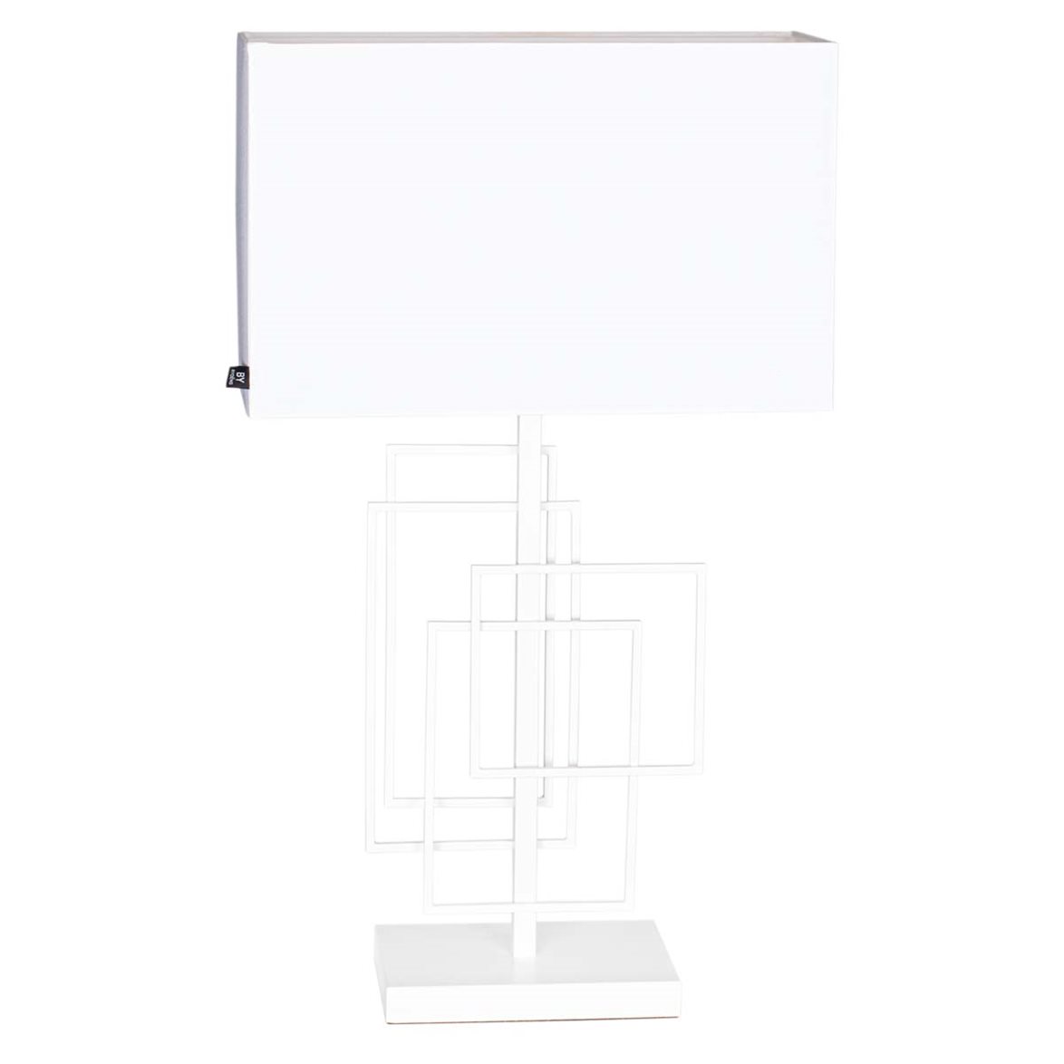 Paragon bordslampa, mattvit/vit 69cm
