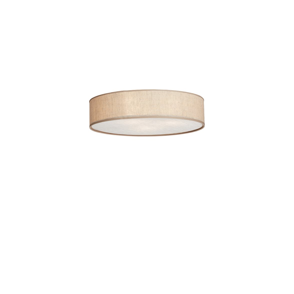 Soft plafond, natur linne 44cm