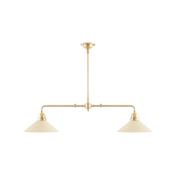 Tegnér Spelbordslampa, polerad mässing