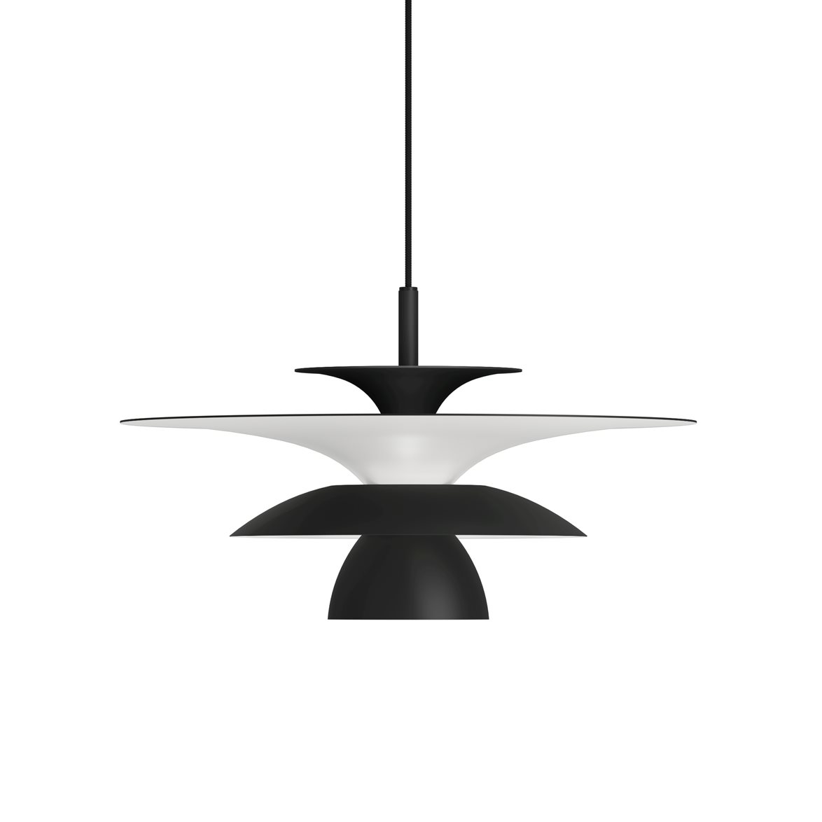 Belid Picasso pendel flat svart