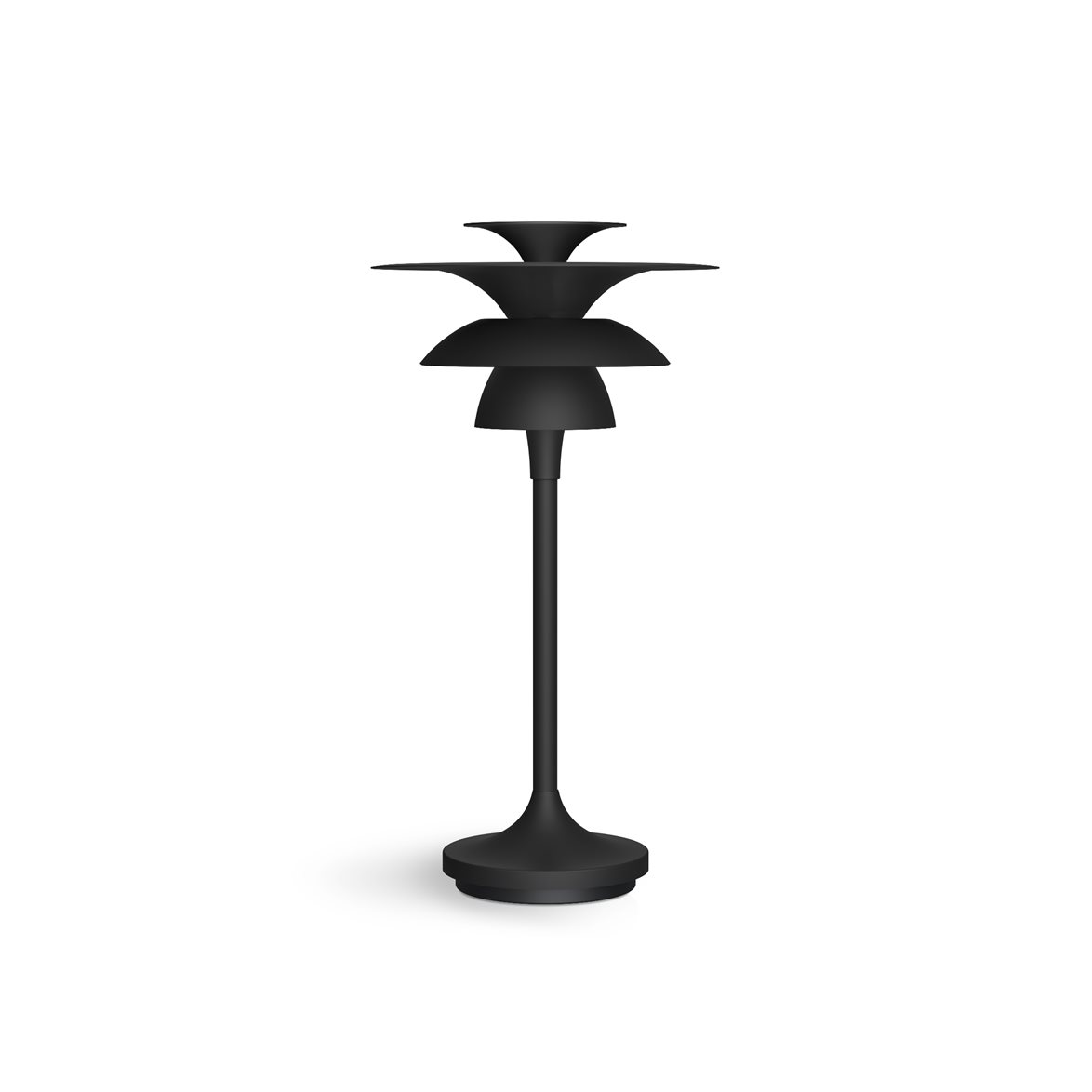 Belid Picasso bordslampa flat svart G4