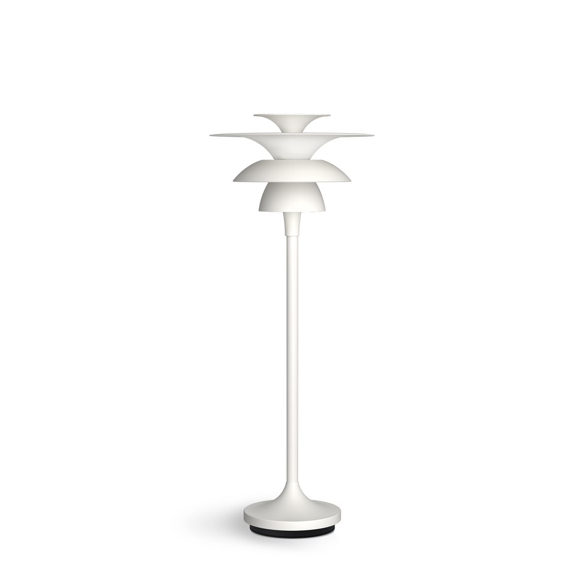 Belid Picasso bordslampa flat vit G4