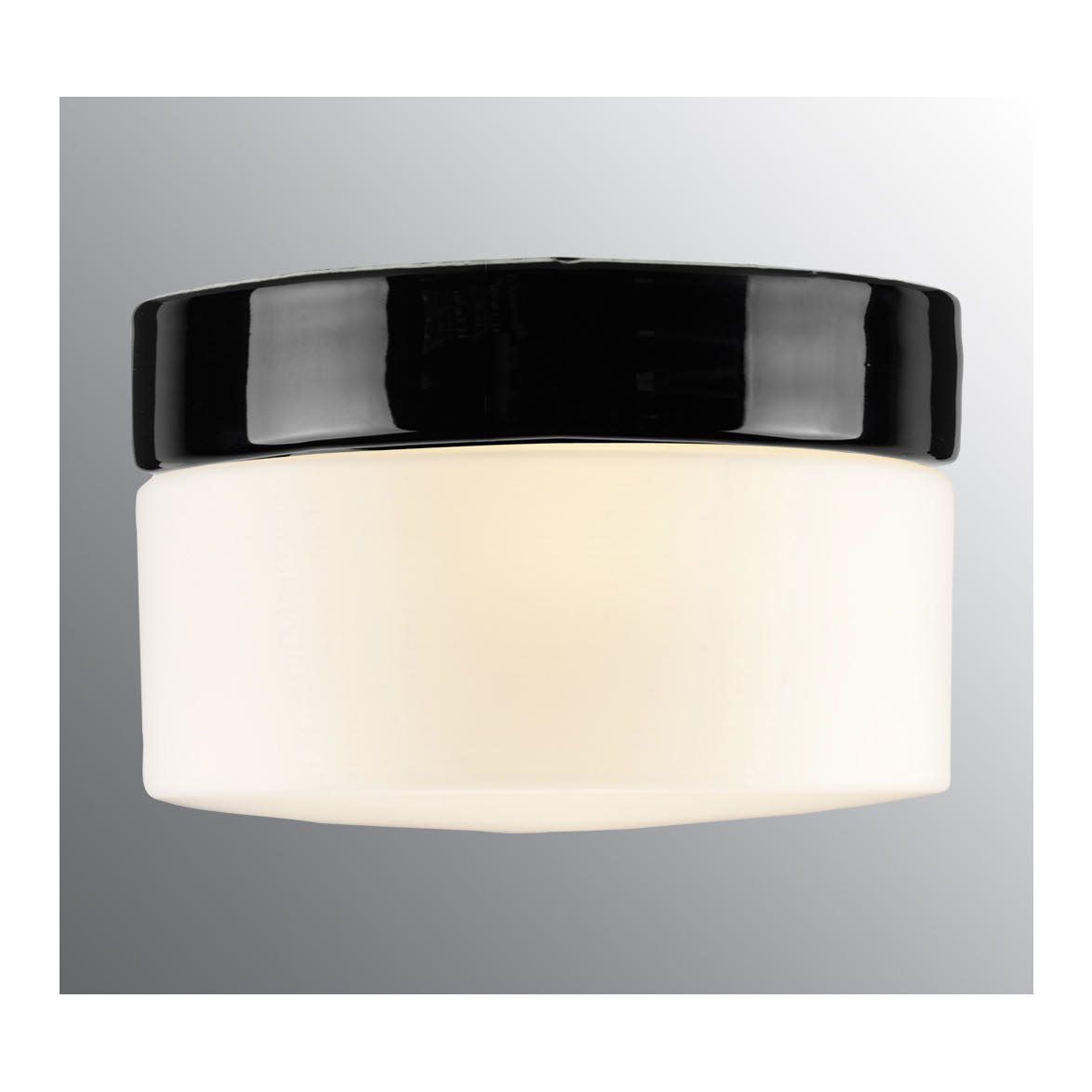 Opus plafond 200/131, svart/opal