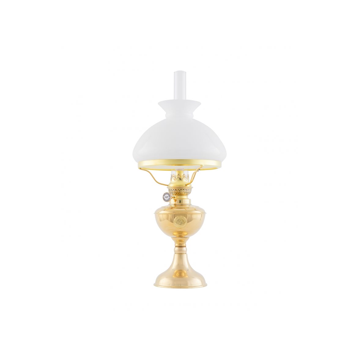 Arnö fotogenlampa, mässing