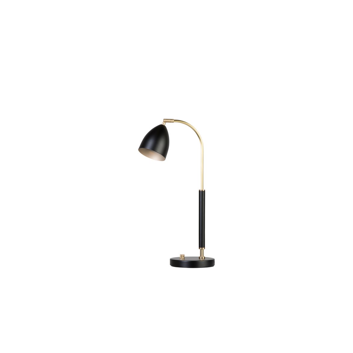 Deluxe bordslampa LED, svart/mässing 50,7cm