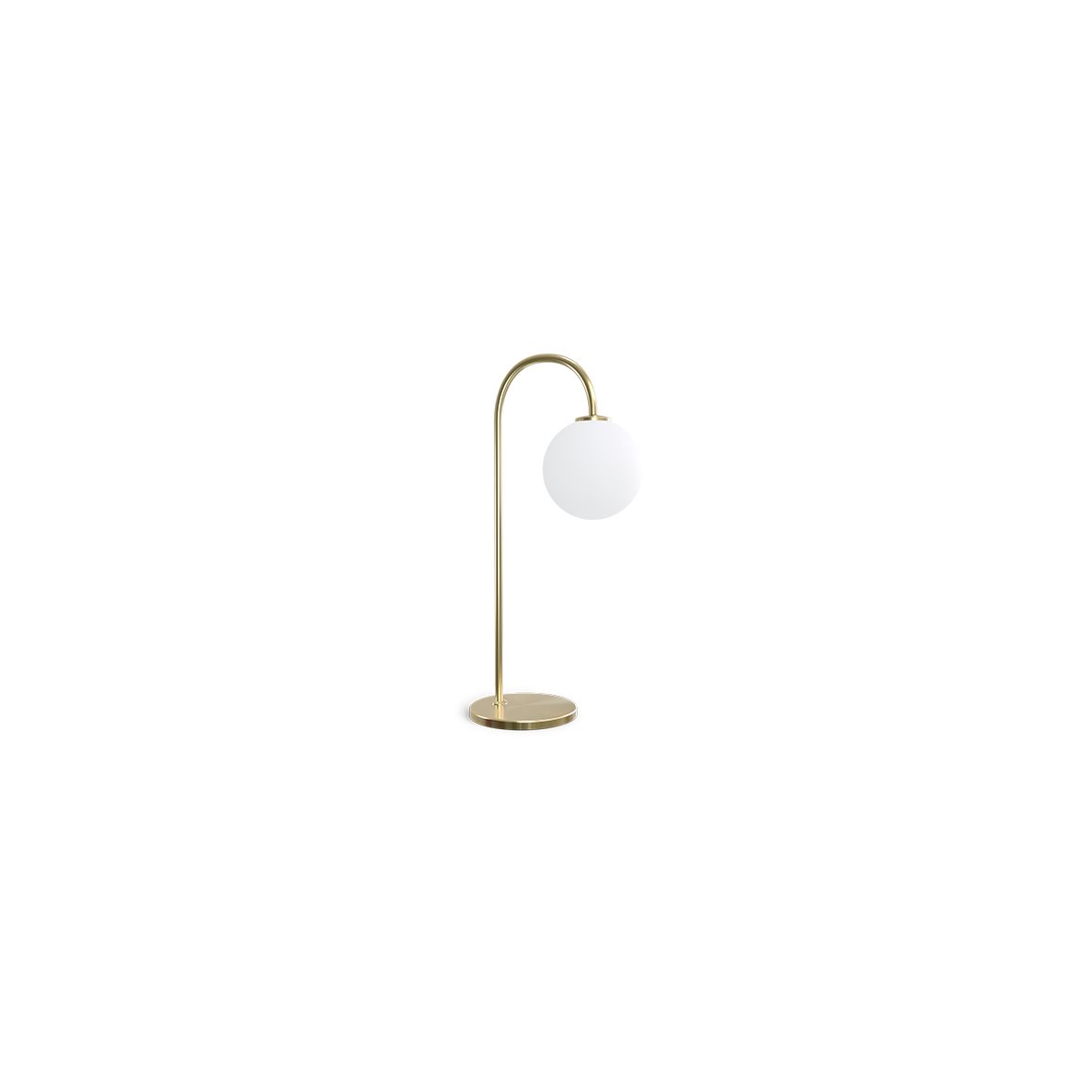 Ballon bordslampa mässing G9